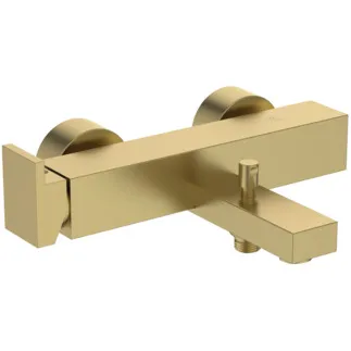 IDEAL STANDARD EXTRA - Vanová baterie AP 294x220x91 mm, svislá vzdálenost ke středové výpusti 188 mm, broušené zlato, 20,0 l/min (3 bary) - Click technologie, FirmaFlow, PVD technologie #BD513A2 - Brushed Gold