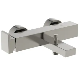 IDEAL STANDARD EXTRA - Vanová baterie AP 294x220x91 mm, svislá vzdálenost ke středové výpusti 188 mm, stříbrná bouře, 20,0 l/min (3 bary) - technologie Click, FirmaFlow, PVD technologie #BD513GN - Nerezová ocel