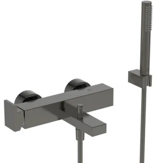 IDEAL STANDARD EXTRA - Sprchová baterie 308x220x91 mm, svislá vzdálenost ke středové výpusti 188 mm, magneticky šedá, 20,0 l/min (3 bary) - perlátor, click technologie, FirmaFlow, PVD technologie #BD514A5 - magneticky šedá