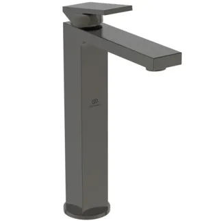 IDEAL STANDARD EXTRA - umyvadlová baterie 64x217x298 mm, svislá vzdálenost od středu výpusti 150 mm, magneticky šedá, 5 l/min (3 bar), s výsuvným odpadem - EasyFix, omezovač průtoku, FirmaFlow, PVD technologie #BD506A5 - Magnetic Grey