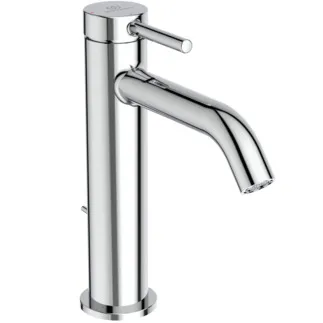 IDEAL STANDARD CERALINE NUOVO - umyvadlová baterie 48x182x212 mm, svislá vzdálenost od středu výtoku 135 mm, chrom, 3,8 l/min (3 bary), s výsuvným odpadem - skrytý perlátor, BlueStart, odolná proti vandalismu, povrch SmartShine #BD761AA - chrom
