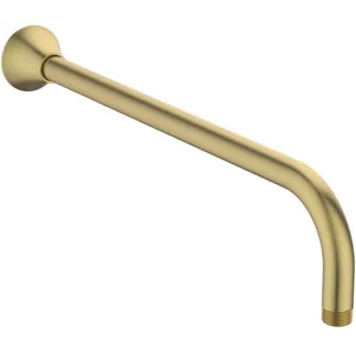 IDEAL STANDARD LDV - Stropní a nástěnná přípojka 55x418x114,5 mm, vertikální vzdálenost 390 mm od středové výpusti v kartáčovaném zlatě - PVD technologie #BD679A2 - Brushed Gold