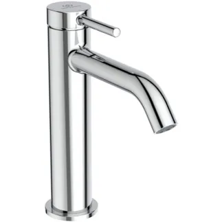 IDEAL STANDARD CERALINE NUOVO - umyvadlová baterie 48x166,5x212 mm, svislá vzdálenost od středu výpusti 135 mm, chrom, 3,8 l/min (3 bary), s výsuvným odpadem - perlátorem, skrytý perlátor, BlueStart, povrch SmartShine #BD959AA - chrom
