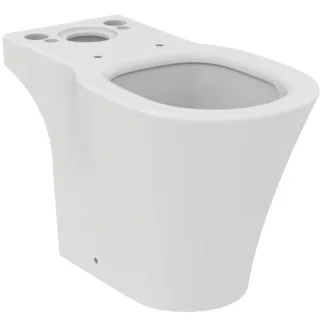IDEAL STANDARD CONNECT AIR - Podlahové WC pro kombinaci (otevřená záda) 360x665x400 mm v bílém lesku, horizontální odtok - technologie splachování AquaBlade #E009701 - Bílá (Alpine)