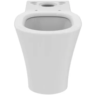 IDEAL STANDARD CONNECT AIR - Podlahové WC pro kombinaci (otevřená záda) 360x665x400 mm v bílém lesku, horizontální odtok - technologie splachování AquaBlade #E009701 - Bílá (Alpine), obrázek 3