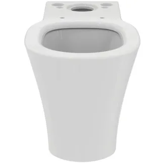 IDEAL STANDARD CONNECT AIR - Podlahové kombinované WC 360x650x400 mm v bílé barvě, horizontální odtok - technologie splachování AquaBlade, IdealPlus #E0137MA - Bílá (Alpine) s Ideal Plus, obrázek 2