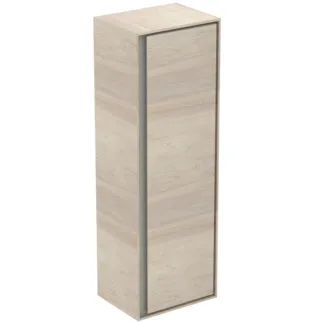 IDEAL STANDARD C.AIR - Skříň 400x300x1200 mm v dekoru světlé borovice, 1 dveře - SoftClosing, Předmontováno, Dřevo z udržitelných zdrojů #E0834UK - dekor světlá borovice/hnědá matná