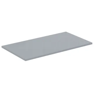 IDEAL STANDARD C.AIR - Umyvadlová deska 804x442x18 mm ve světle šedé lesklé / bílé matné #E0849EQ - Světle šedá lesklá / bílá matná