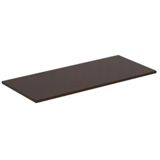 IDEAL STANDARD C.AIR - Umyvadlová deska 1004x442x18 mm v hnědé matné / bílé matné barvě #E0851VY - Hnědá matná / bílá matná