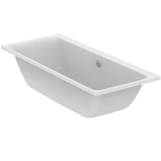 IDEAL STANDARD CONNECT AIR - Vana ve tvaru těla 1800x800x475 mm v bílé lesklé barvě, bez otvoru pro baterii, s přepadem, bez výsuvného odpadu - Odolná proti detergentům, odolná proti světlu #E106701 - Bílá (Alpine)