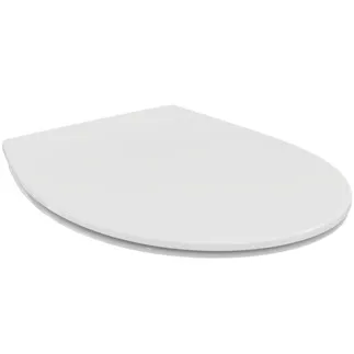 IDEAL STANDARD Sendvičové sedátko 365x435x40 mm v bílé lesklé barvě - SoftClosing WC #E131801 - White (Alpine)