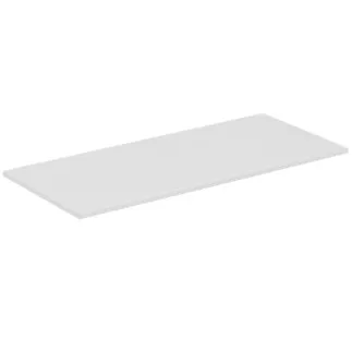 IDEAL STANDARD C.AIR - Umyvadlová deska 1004x442x18 mm v bílém lesku / bílém matu #E0851B2 - Bílý lesk / bílý mat