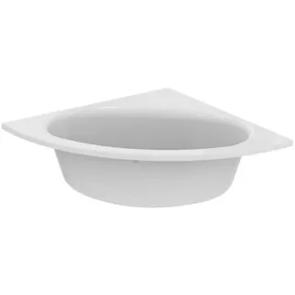 IDEAL STANDARD CONNECT AIR - Rohová vana 1976x1434x465 mm, bílá lesklá, bez otvoru pro baterii, s přepadem, bez výsuvného odpadu - rohový model, odolná proti detergentům, odolná proti světlu #E125001 - Bílá (Alpine)