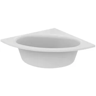 IDEAL STANDARD CONNECT AIR - Rohová vana 1820x1341x465 mm, bílá lesklá, bez otvoru pro baterii, s přepadem, bez výsuvného odpadu - rohový model, odolný proti detergentům, odolný proti světlu #E124901 - Bílá (Alpine)