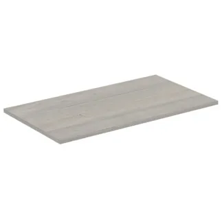 IDEAL STANDARD C.AIR - Umyvadlová deska 804x442x18 mm v dekoru dub šedý / bílý mat #E0849PS - dekor dub šedý / bílý mat