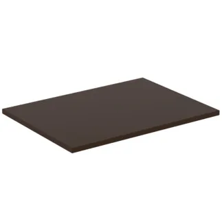 IDEAL STANDARD C.AIR - Umyvadlová deska 604x442x18 mm v hnědé matné / bílé matné barvě #E0848VY - Hnědá matná / bílá matná