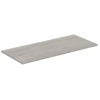 IDEAL STANDARD C.AIR - Umyvadlová deska 1004x442x18 mm v dekoru dub šedý / bílý mat #E0851PS - dekor dub šedý / bílý mat
