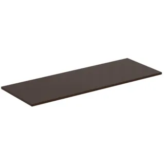 IDEAL STANDARD C.AIR - Umyvadlová deska 1204x442x18 mm v hnědé matné / bílé matné barvě #E0852VY - Hnědá matná / bílá matná