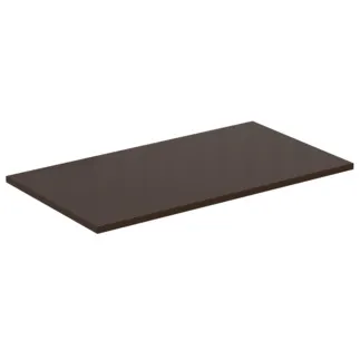 IDEAL STANDARD C.AIR - Umyvadlová deska 804x442x18 mm v hnědé matné / bílé matné barvě #E0849VY - Hnědá matná / bílá matná