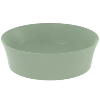 IDEAL STANDARD IPALYSS - Mísa 400x400x120 mm, šalvějově zelená, bez otvoru pro baterii, bez přepadu - Diamatec #E1398X9 - Šalvějově zelená