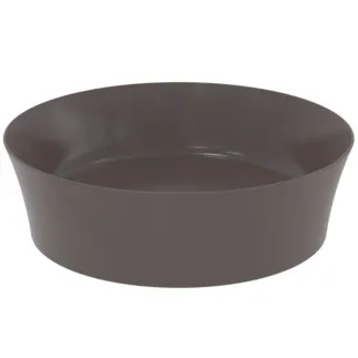 IDEAL STANDARD IPALYSS - Mísa 400x400x120 mm, břidlicově šedá, bez otvoru pro baterii, bez přepadu - Diamatec #E1398V5 - Břidlicově šedá