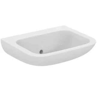 IDEAL STANDARD CONTOUR 21+ - Umyvadlo 600x470x200 mm v bílé lesklé barvě, bez otvoru pro baterii, bez přepadu - SmartGuard+ #E2328HY - White (SmartGuard)
