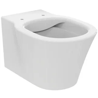 IDEAL STANDARD CONNECT AIR - Závěsné WC 360x540x350 mm v bílé lesklé barvě, plné splachování CL1 4,5 - 6 l/min, horizontální odtok - CL1, technologie splachování bez okrajů RimLS+ #E228801 - bílá (Alpine)