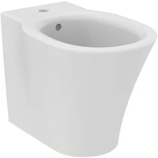 IDEAL STANDARD CONNECT AIR - Volně stojící bidet 360x545x395 mm v bílém lesku, 1 otvor pro baterii, s přepadem #E233401 - Bílá (Alpine)