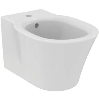 IDEAL STANDARD CONNECT AIR - nástěnný bidet 360x540x295 mm, bílý lesklý, 1 otvor pro baterii, s přepadem #E233501 - Bílá (Alpine)
