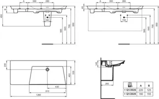 IDEAL STANDARD LDV - Nástěnný sloupek 180x280x340 mm v bílém lesku #E267101 - Bílá (Alpine), obrázek 5