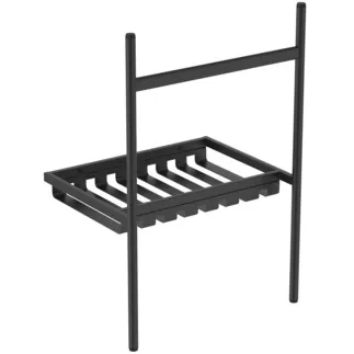 IDEAL STANDARD CONCA - Podlahová konzola 560x428x836 mm v černé barvě #E2532XG - Silk Black