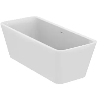 IDEAL STANDARD TONIC II - Vana ve tvaru těla 1800x800x600 mm v bílé lesklé barvě, bez otvoru pro baterii, s přepadem, s výsuvným odpadem - Odolná proti detergentům, odolná proti světlu #E398101 - Bílá (Alpine)