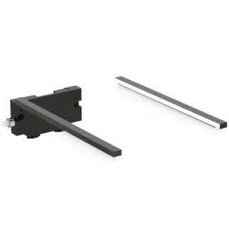 IDEAL STANDARD FINESSE - Světlo do zásuvky 379x260x67 mm v černé barvě - napájení na baterie #E3671JE - černá