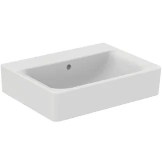 IDEAL STANDARD CONNECT - Umyvadlo 600x460x175 mm v bílé barvě, bez otvoru pro baterii, s přepadem - IdealPlus #E8101MA - Bílá (Alpine) s Ideal Plus