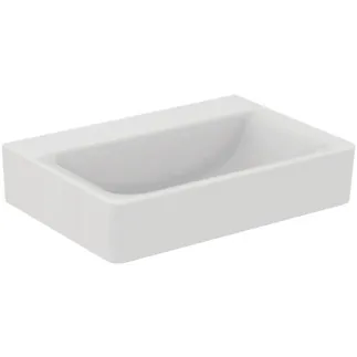 IDEAL STANDARD CONNECT - Umyvadlo 650x460x175 mm v bílém lesku, bez otvoru pro baterii, bez přepadu #E810501 - Bílá (Alpine)