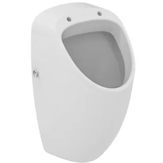 IDEAL STANDARD CONNECT - Pisoár 295x295x535 mm, bílý lesklý, bez výsuvného odpadu #E567601 - Bílá (Alpine)
