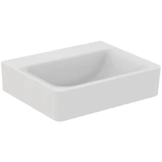 IDEAL STANDARD CONNECT - Umyvadlo 550x460x175 mm v bílé barvě, bez otvoru pro baterii, bez přepadu - IdealPlus #E8112MA - Bílá (Alpine) s Ideal Plus