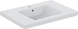 IDEAL STANDARD CONNECT FREEDOM - Umyvadlo 800x555x165 mm v bílé barvě, 1 otvor pro baterii, s přepadem - IdealPlus #E5484MA - Bílá (Alpine) s Ideal Plus