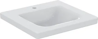 IDEAL STANDARD CONNECT FREEDOM - Umyvadlo 600x555x165 mm v bílém lesku, 1 otvor pro baterii, bez přepadu #E548501 - Bílá (Alpine)