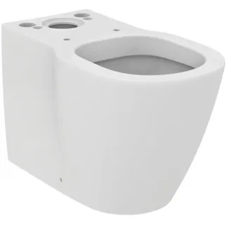 IDEAL STANDARD CONNECT - Podlahové WC pro kombinaci 365x665x400 mm v bílém lesku, vodorovný odtok #E823401 - Bílá (Alpine)