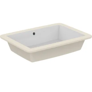 IDEAL STANDARD STRADA - Podumyvadlo 595x440x180 mm v bílé barvě, bez otvoru pro baterii, s přepadem - IdealPlus #K0779MA - Bílá (Alpine) s Ideal Plus