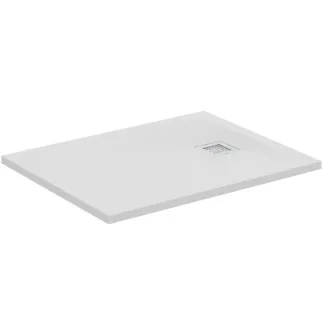 IDEAL STANDARD ULTRA FLAT S - Obdélníková sprchová vanička 900x700x30 mm v kararské bílé barvě, bez výsuvného odpadu - Antibakteriální, Protiskluzový povrch, Bezbariérová, v souladu s DIN 18040, Lze řezat na míru, Opravitelná, výška 30 mm #K8190FR - kararská bílá