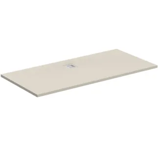 IDEAL STANDARD ULTRA FLAT S - Obdélníková sprchová vanička 1800x800x30 mm z pískovce, bez výsuvného odpadu - antibakteriální, protiskluzový povrch, bezbariérová, v souladu s DIN 18040, možnost řezání na míru, opravitelná, výška 30 mm #K8304FT - pískovec