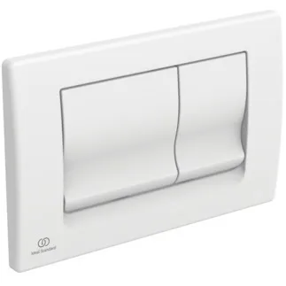 IDEAL STANDARD SOLEA - Mechanická splachovací deska 245x17x160 mm, mechanická v bílé barvě #R0108AC - Bílá