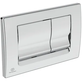 IDEAL STANDARD SOLEA - Mechanická splachovací deska 245x17x160 mm, mechanická v chromu #R0108AA - Chrom