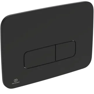 IDEAL STANDARD OLEAS - Mechanická splachovací deska 241x8,5x165 mm, mechanická v černé barvě #R0123A6 - Black