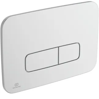 IDEAL STANDARD OLEAS - Pneumatická splachovací deska 241x8,5x165 mm, mechanická, broušený chrom #R0124JG - matný chrom
