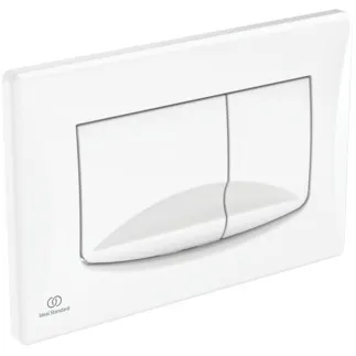 IDEAL STANDARD SOLEA - Mechanická splachovací deska 245x19x165 mm, mechanická v bílé barvě #R0109AC - Bílá