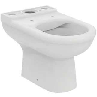 IDEAL STANDARD DELLA - Podlahové WC pro kombinaci v bílé lesklé barvě - Bezokrajová splachovací technologie RimLS+ #R045701 - Bílá (Alpine)