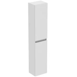 IDEAL STANDARD EUROVIT+ - Skříň 300x236x1500 mm v bílé barvě, 2 dveře - bez úchytek, SoftClosing, předem smontovaná, dřevo z udržitelných zdrojů #R0268WG - bíle lakovaná s vysokým leskem